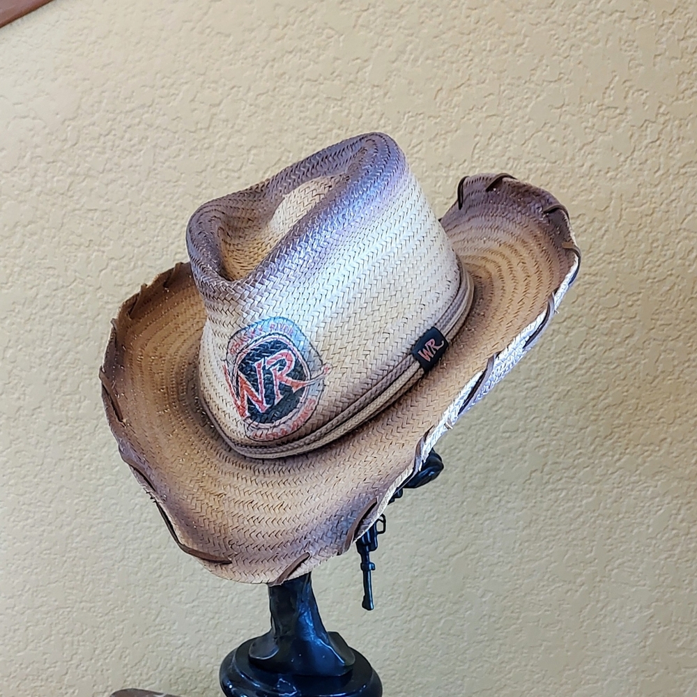 Whisky River paper straw western hat. Pre-owned, good shape. One size.